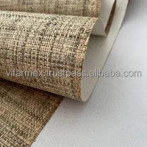 Raffia Grasscloth Wallpaper Natural Fiber Wallcovering Manufacturer & OEM Supplier for Global Interior Design Projects - Product Image 5