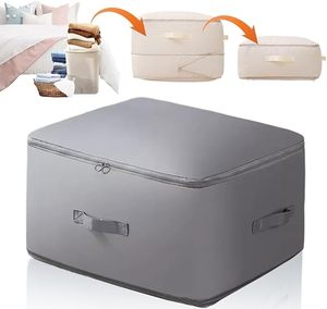 ถุงจัดเก็บผ้าห่มแบบอัดลมอัตโนมัติ รุ่นใหม่ ปี 2024 ประหยัดพื้นที่พิเศษ ถุงเก็บของแบบลูกบาศก์ - Product Image 1
