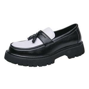 Mocasines <span class=keywords><strong>Oxford</strong></span> de cuero genuino de alta calidad para hombres, zapatos de vestir de tallas grandes con diseño fácil de usar para jóvenes - Product Image 6