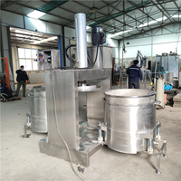 Verticale hydraulische druivenpersmachine van roestvrij staal, apparatuur voor het extraheren van druivensap
