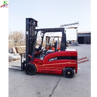 Chariot élévateur électrique XUANDE CPD16S, capacité de 1,6 à 2 tonnes, hauteur de levage de 3 m, petit rayon de braquage, batterie au plomb-acide ou lithium-ion