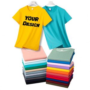 T-shirts en coton 100 % personnalisables avec logo, respirants et coupe classique pour l'été – Vente en gros - Product Image 1