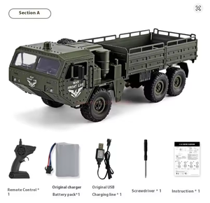 Nouvelle voiture RC JJRC 1:16 SJY-Q75, simulation de camion militaire à six roues THAAD, modèle de voiture RC tout-terrain, jouets de voiture RC - Product Image 2