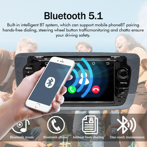 Autoradio LELV 7 pouces avec système Linux pour SEAT <span class=keywords><strong>Ibiza</strong></span> 6J IV 4 (2009-2013) Écran partagé Stéréo Navigation Android Auto Lecteur vidéo - Product Image 5