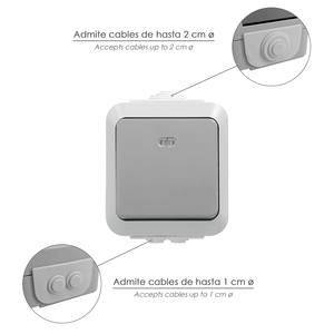 Pulsante con Copertura e Luce - Product Image 4