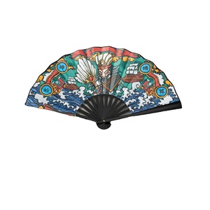 Éventail pliant en soie de 8 pouces, style chinois, double face, nouveau design tendance, en tissu de soie <span class=keywords><strong>ancienne</strong></span>, imperméable, pour célébrités d'Internet - Product Image 5
