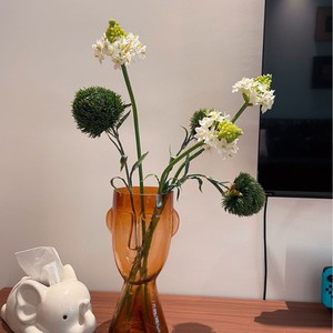 Flores Artificiales de Clavel Verde de 30cm-100cm de Altura, Flores de Simulación para Decoración del Hogar y Adornos de Sala de Estar - Product Image 1