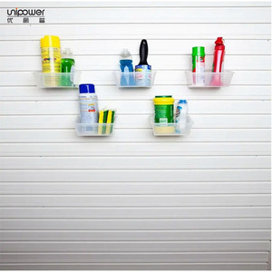 Boîtes de rangement en plastique transparent Unipower, à fixer au mur, rectangulaires, diamètre intérieur 70 mm, accessoires de quincaillerie, emballage - Product Image 2