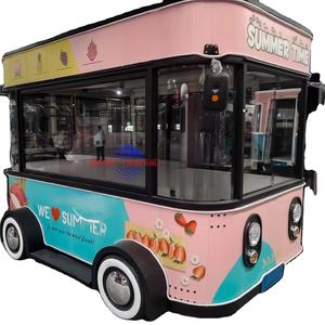 Bar mobile de rue, café, rafraîchissements, petit-déjeuner léger, beignets, food truck entièrement équipé, vintage, desserts, hamburgers - Product Image 1