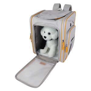 กระเป๋าใส่สัตว์เลี้ยง Senda Versatile 10 กก. ทำจากโพลีเอสเตอร์แข็ง ขยายได้ สไตล์ลำลอง พร้อมซิปปิด สะดวกต่อการพกพาสัตว์เลี้ยง - Product Image 3