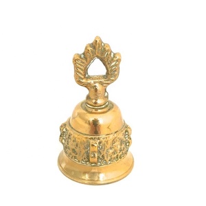 Campana de Metal Vintage hecha a mano, nuevo diseño de Metal en latón, campana de aluminio, superventas, campana chapada en oro de la mejor calidad - Product Image 1