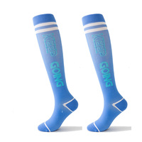 Chaussettes de compression sur mesure avec soutien de la voûte plantaire, hauteur genou, respirantes, pour le sport