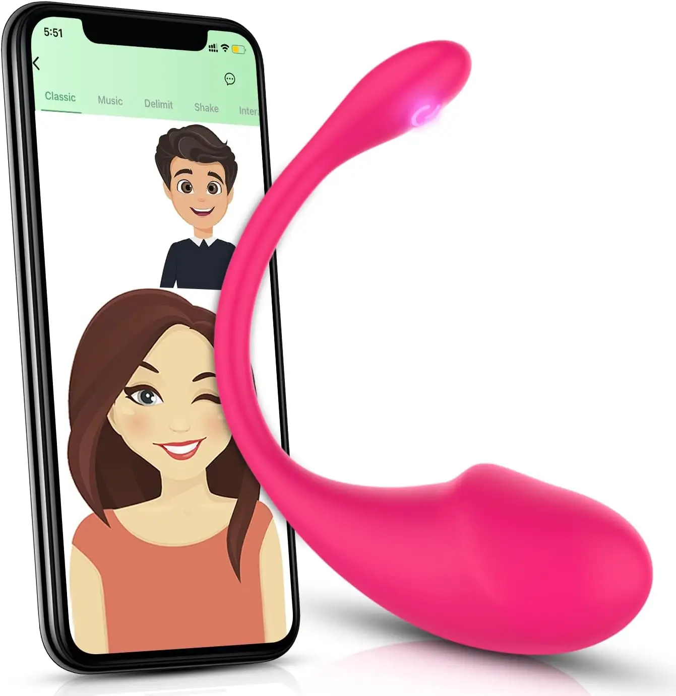 App ของเล่นทางเพศการควบคุมระยะไกลคู่VibratorซิลิโคนClitoral Vibratorสวมใส่กางเกงVibradorสาวสําหรับผู้หญิง