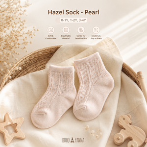 Calcetines de perlas suaves de primera calidad para bebés, con material acogedor, flexibilidad, comodidad segura y un estilo atemporal para siempre. - Product Image 3