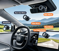 Support de téléphone magnétique pour voiture à ventouse, pliable, réglable à 360° pour tableau de bord, pare-brise, tous les smartphones
