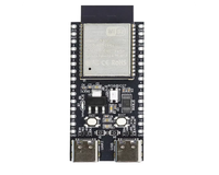 Papan Pengembangan ESP32 C5 dengan Modul Wi-Fi Dual-band (2.4G dan 5GHz), Memori Flash 4MB, Konektor 30-pin