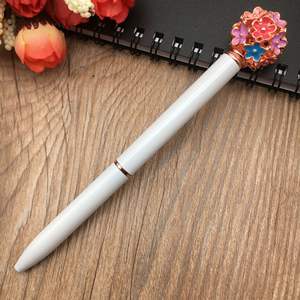 Stylo bille en métal torsadé de 1,0 mm, personnalisable avec logo, idéal pour cadeau de mariage (vente en gros) - Product Image 5