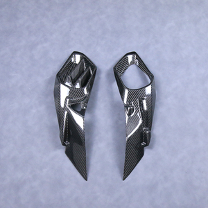 Carénages d'admission d'air en Fiber de carbone pour moto <span class=keywords><strong>Kawasaki</strong></span> <span class=keywords><strong>H2</strong></span>/<span class=keywords><strong>H2R</strong></span> 2015 +, pièces modifiées, protecteurs de carénage, cadre de coque de protection - Product Image 2