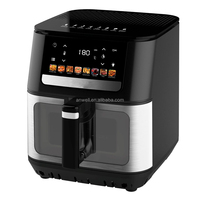 ANWELL Friteuse à air numérique 6,5 L, cuisson vapeur, électrique, saine et intelligente, pour appareils électroménagers, fours à convection de qualité