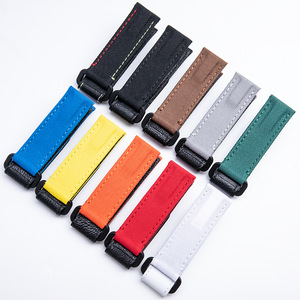 Correa de Reloj de Repuesto Universal de Velcro de 22 mm, de Lona, para Relojes de Marca de Lujo, Modificaciones de Relojes <span class=keywords><strong>Eiko</strong></span>, Correa de Reloj Inteligente para Apple Watch - Product Image 1