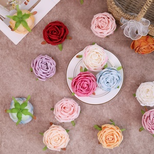 Rosas Artificiales Hechas a Mano, Hermosas Flores de Seda para Decoración Floral del Hogar y Adornos para Pasteles, Materiales para Manualidades - Product Image 2