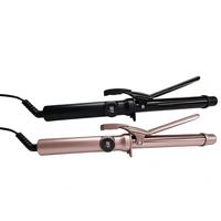 Fer à boucler numérique 25 mm avec revêtement céramique, barillet fixe, température réglable 120-200 ℃   Chauffe-plat PTC 55W 2 en 1 avec lisseur