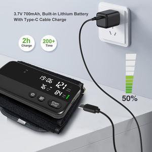 Yonker recarregável braço pressão arterial monitor Cuff eletrônico esfigmomanômetro bp digital máquina superior - Product Image 4