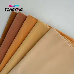 Yongying gaun kain Satin poliester payet tekstil warna-warni dengan gaun kain payet berkilau untuk seluruh obral