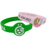 Bracelets en silicone personnalisés avec logo, bracelet en caoutchouc de silicone pour festival, logo gravé en relief