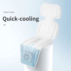 Anjuny, nuevo diseño, verano, aire fresco, cochecito de bebé, alfombrilla de refrigeración, forro de asiento fresco, almohadilla Air Breeze Fan, forro fresco para cochecito - Product Image 5