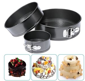 Moule à gâteau à fond amovible, ensemble d'ustensiles de cuisson, moules de cuisine pour gâteaux - Product Image 2