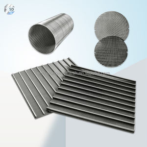 Panneau de treillis en acier inoxydable à fils en coin, support de treillis <span class=keywords><strong>pour</strong></span> déshydratation, industrie minière - Product Image 3