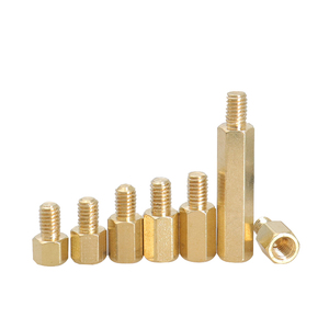 Tùy chỉnh Hex Nam Nữ <span class=keywords><strong>PCB</strong></span> Bo mạch chủ Brass Threaded điều chỉnh standoff Spacer, tùy chỉnh Brass standoff - Product Image 2