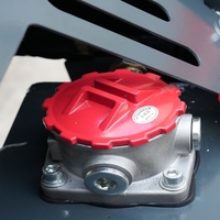Machine de déchiquetage de souches télécommandée autonome pour terrains accidentés, moteur essence 27 CV