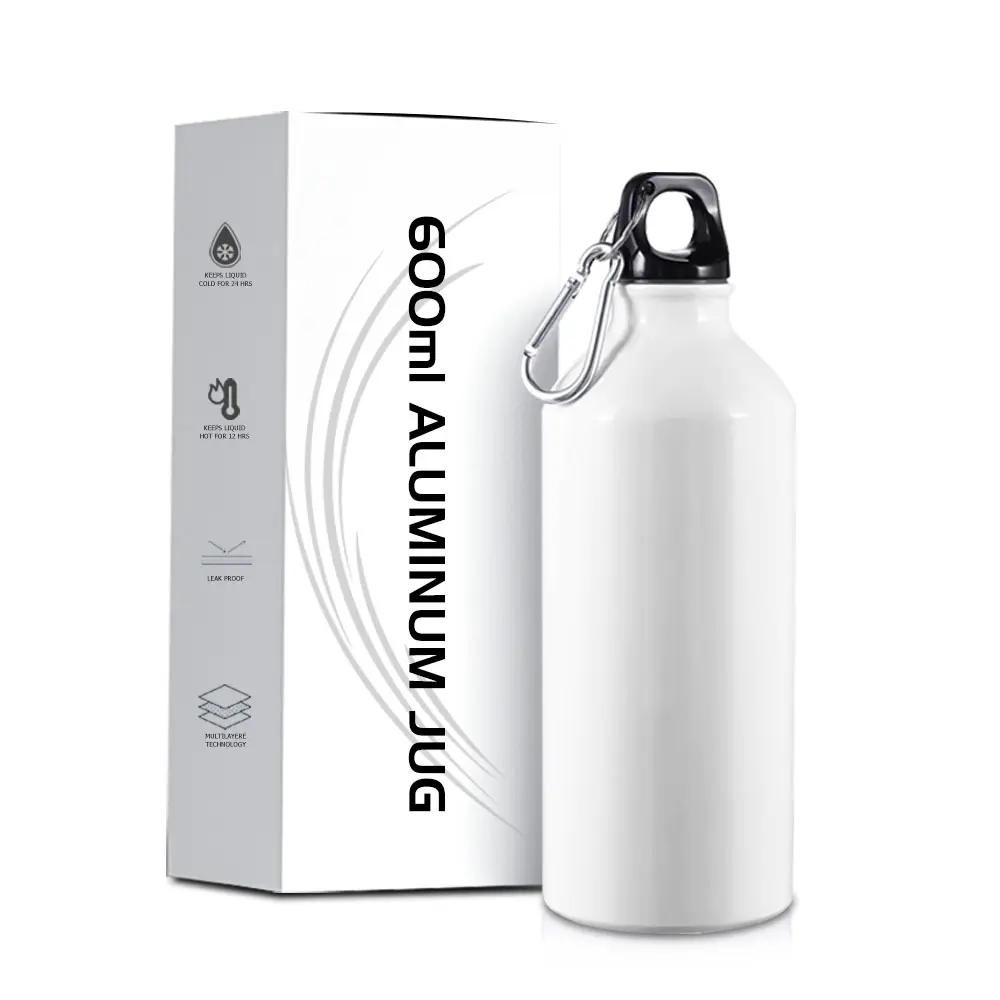 Wholesale Custom 500m 750ml 1000ml Outdoor Electroplate Aluminium Sports Drink Water Bottle