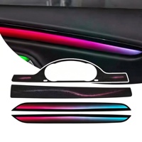 Kit d'éclairage d'ambiance pour voiture Volkswagen CC 2013-2018, mise à niveau de la garniture, arc-en-ciel, 64 couleurs, accessoires LED, éclairage intérieur automobile