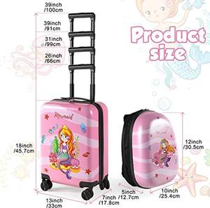 <span class=keywords><strong>Valise</strong></span> à roulettes pour enfants, bagage de voyage pour garçons et filles, voyage en plein air - Product Image 2