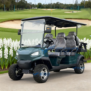 Voiturette de golf 60V élégante et futuriste avec une capacité de charge élevée, véhicule de club avec transport spécial sécurisé - Product Image 3