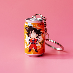 <span class=keywords><strong>Porte</strong></span>-clés de figurine de simulation créative avec pendentif dessin animé Mini <span class=keywords><strong>Goku</strong></span> Vegeta - Product Image 2