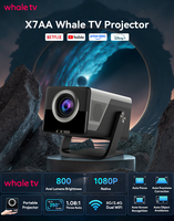 Mini projecteur intelligent mobile 1080P Full HD pour usage professionnel et éducatif, portable, projection 3M, Android 13, 1 Go de RAM/8 Go de ROM