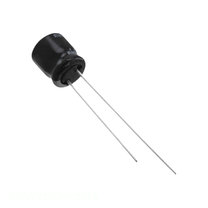 Condensateur USV1V330MFD1TA à trou traversant, aluminium, 33 µF, 20 %, 35 V, radial TH, 33 µF - Product Image 1