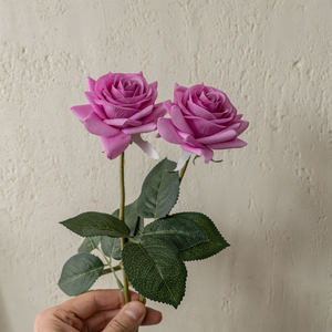 Rosas Artificiales de Látex de Alta Calidad con Tacto Realista de 42.5 cm, Rosas de Seda para Bodas, Cumpleaños, Decoración del Hogar - Product Image 5