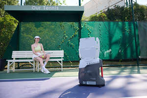 Máquina Profesional de Lanzamiento de Pelotas de Tenis Tenniix con IA y Control por Voz para Entrenamiento Portátil - Product Image 5