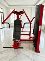 Machine de musculation commerciale en acier pour presse inclinée, presse pectorale latérale super inclinée, équipement de gym à charge par poulie assis