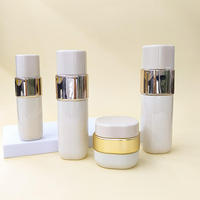Soins de la peau personnalisés pour flacon pompe en plastique PET vide de 50g, 60ml, 120ml, 150ml pour lotion, shampoing, cosmétiques