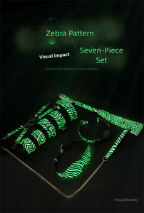 Juguete Sexual BDSM Scarletsin C-37, Juego de Siete Piezas con Rayas de Zebra que Brillan en la Oscuridad, Juguete para Adultos de Bondage y Disciplina en la Oscuridad - Product Image 4