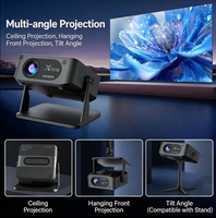 Proyector de Cine en Casa Portátil, Proyección de Video Inalámbrica WiFi 5G