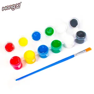 Washable Water color Paint Set for Kids 12ml Filled Paint Strips Art Supplies for Birthday and Art Activities Ideal Party Favors