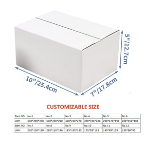 Mạnh mẽ Trắng sóng các tông vận chuyển hộp giấy để di chuyển và lưu trữ tùy chỉnh in bao bì carton hộp - Product Image 2