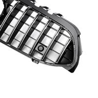 Grille de radiateur avant de style A45 AMG GT en noir brillant argenté, remplacement direct pour Mercedes Benz Classe A W177 pré-2019-2022